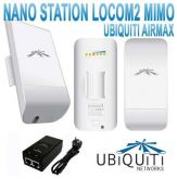 Nanostation Loco M2 Mimo Ubiquiti Airmax 2,4 Ghz a partir de